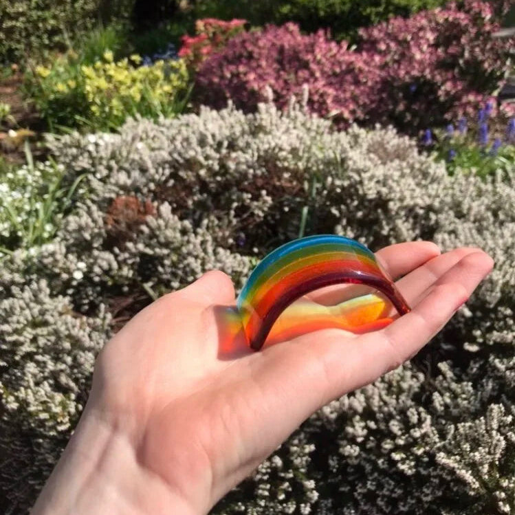Dragonfly Dichroic Glass Rainbow