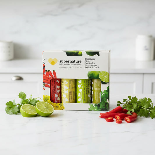 Supernature Cold Pressed Rapeseed Oils Gift Pack