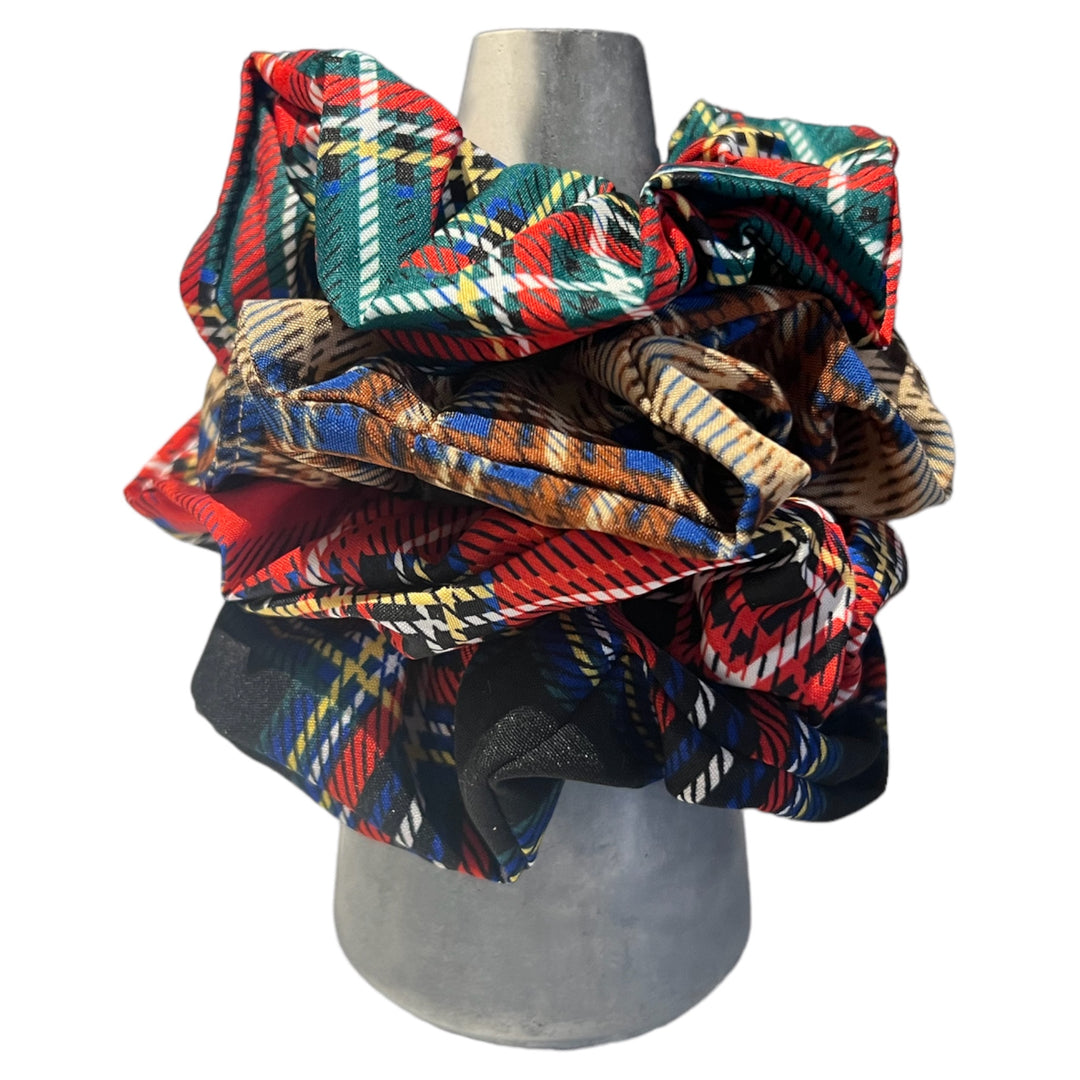 Nathan Giftware Tartan Scrunchies