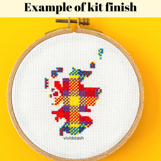 Vivid Stash Wild Scotland Cross Stitch Kit