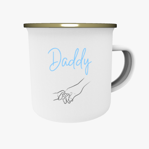 Clan Artisan Designed & Handprinted Enamel (Tin) Mugs