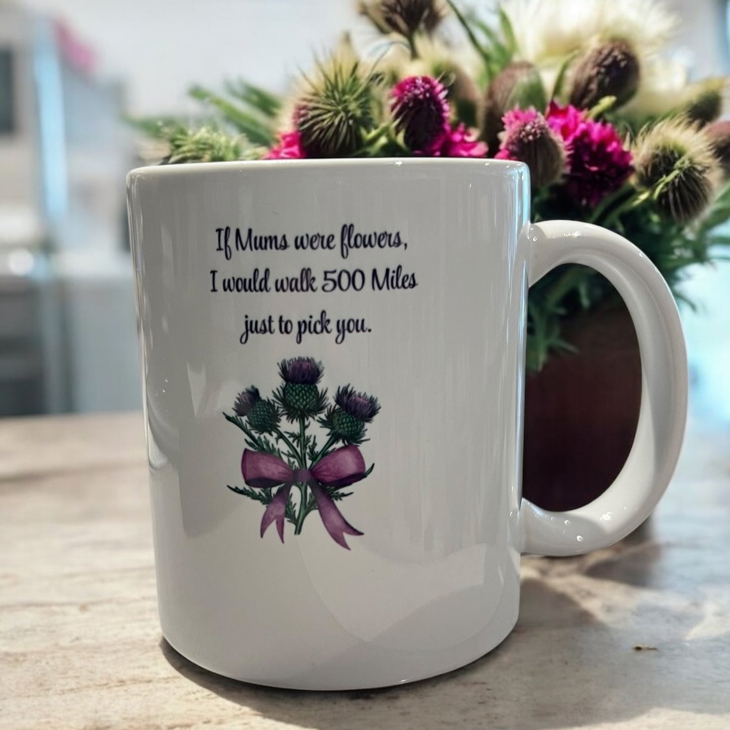 Clan Artisan Designed & Handprinted Ceramic Mugs for Mothers 10oz 2025