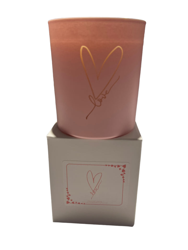 The Stirling Candle Company Love & Heart Limited Edition Large Candle