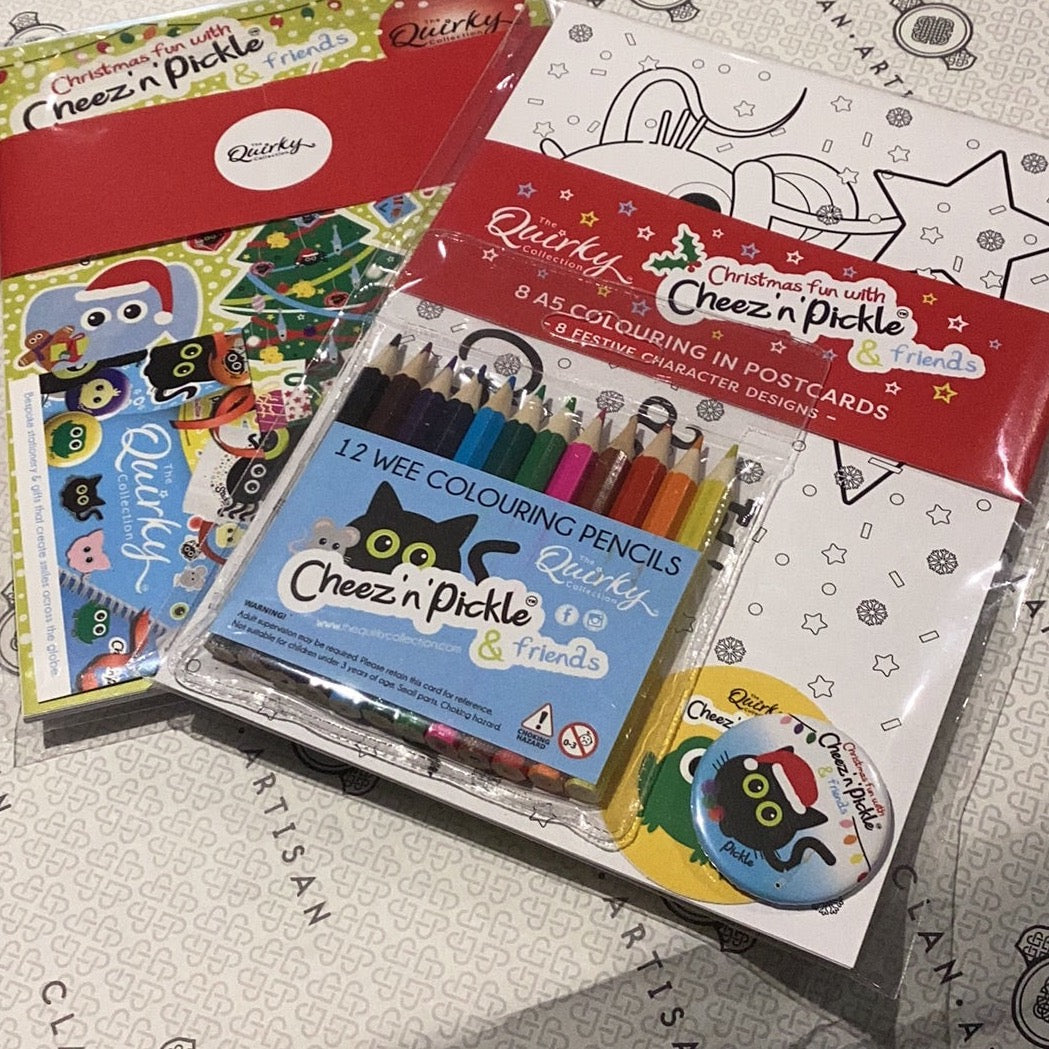 Quirky Collection Christmas Colouring Sets
