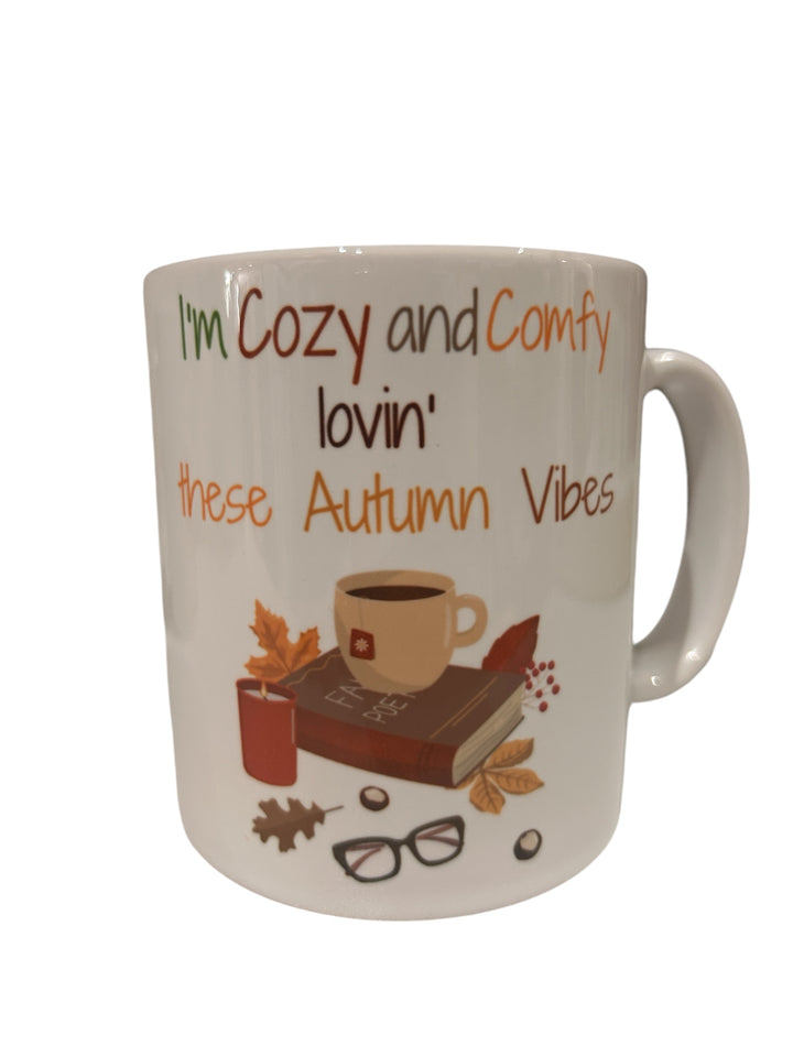 Clan Artisan Designed & Handprinted Autumn Ceramic Mugs 10oz