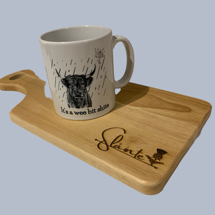 Clan Artisan Designed & Handprinted Scottish Themed Ceramic Mugs 10oz