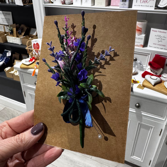 Faux Flower Wedding Buttonholes