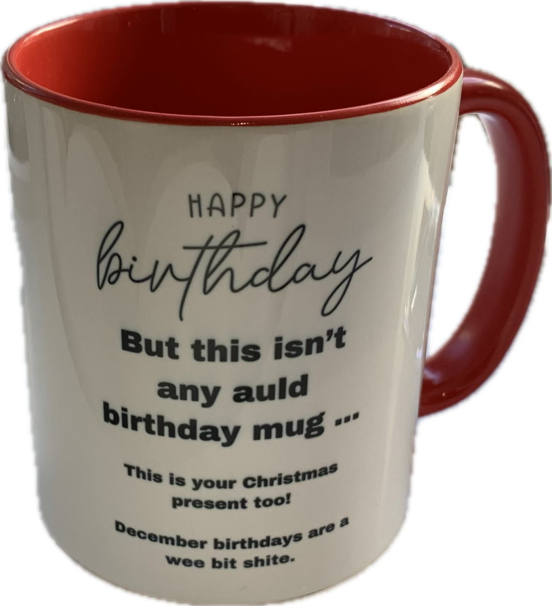Clan Artisan Designed & Handprinted Christmas Ceramic Mugs 10oz