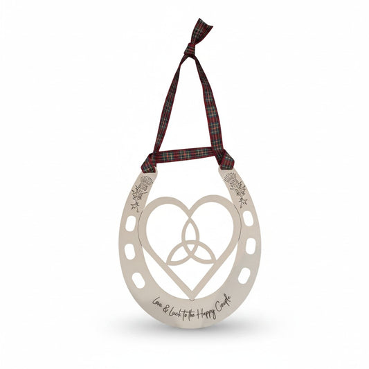 The Damside Hanging Wedding Horseshoe