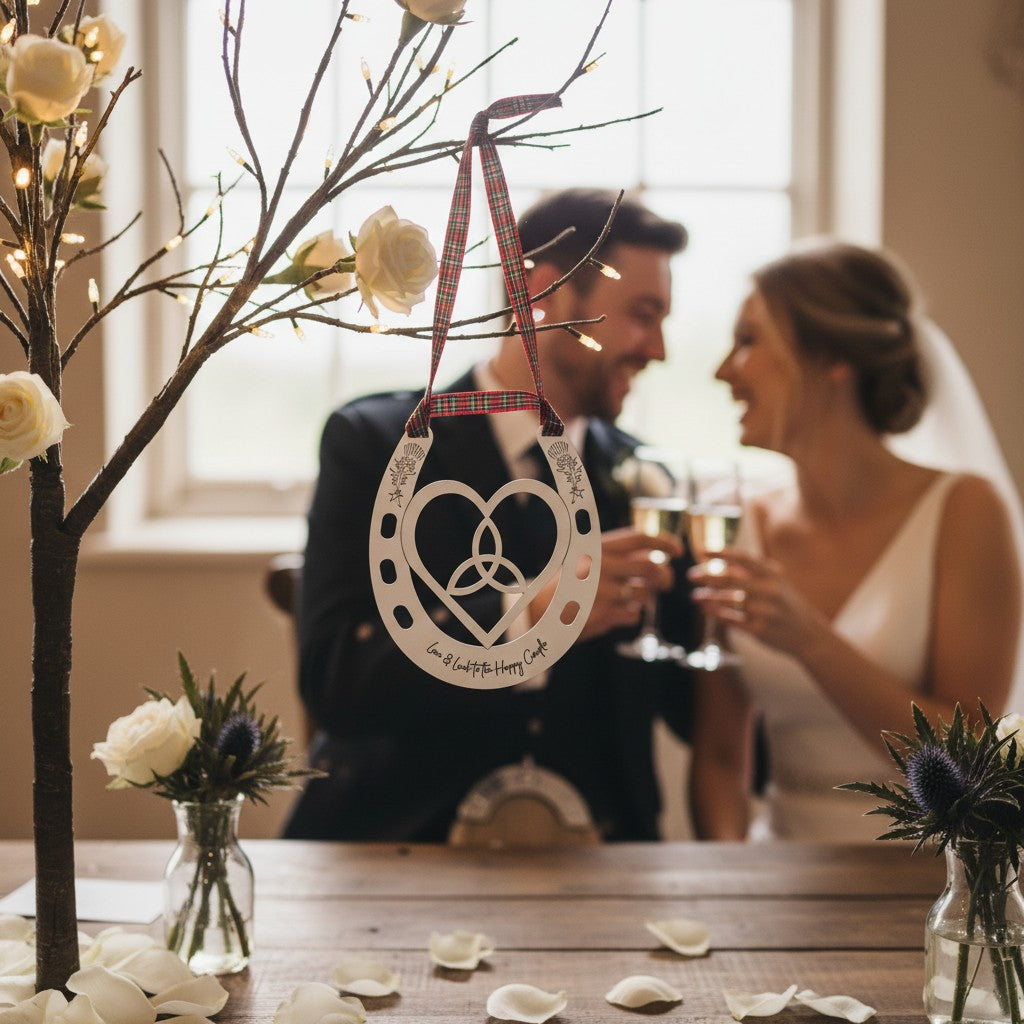 The Damside Hanging Wedding Horseshoe