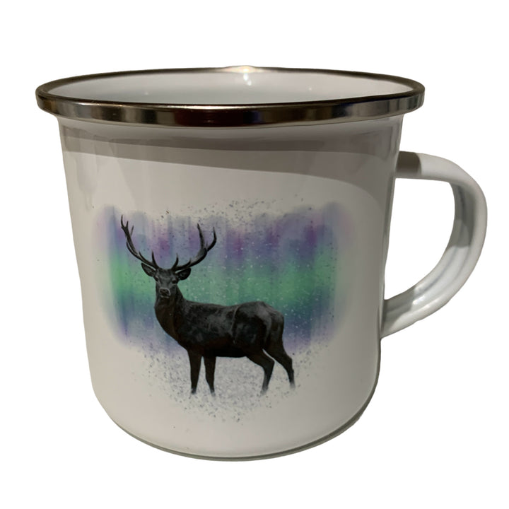 Clan Artisan Designed & Handprinted Enamel (Tin) Mugs