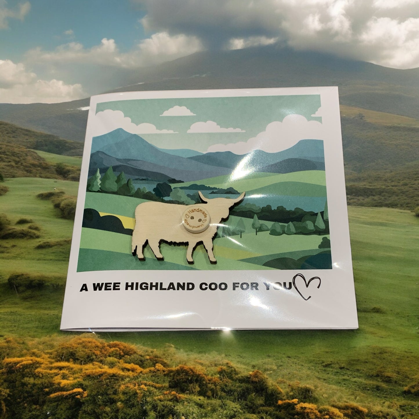 Clan Artisan Handmade Wee Scottish Greeting Card