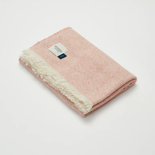 Atlantic Blankets Recycled Wool Blanket Herringbone
