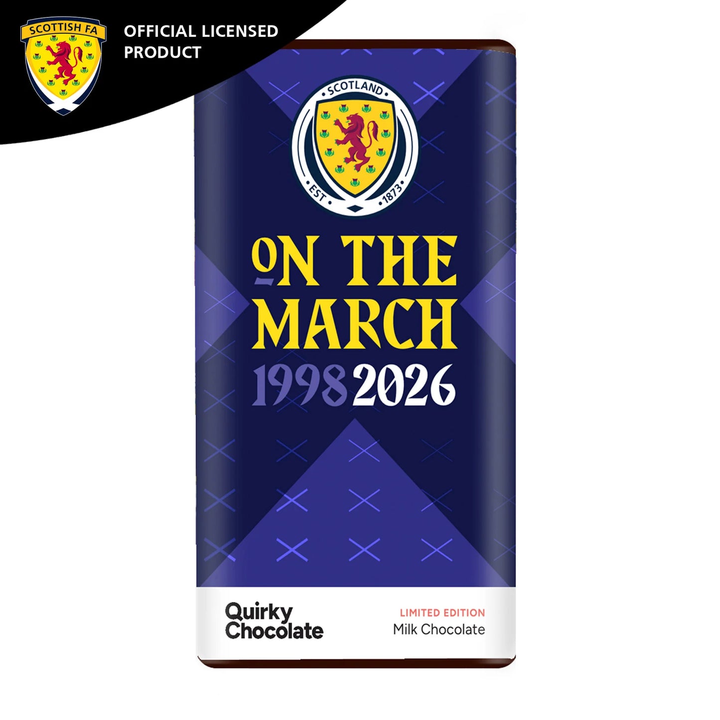 Quirky Chocolate Scotland Football Chocolate