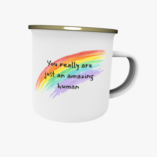 Clan Artisan Designed & Handprinted Enamel (Tin) Mugs