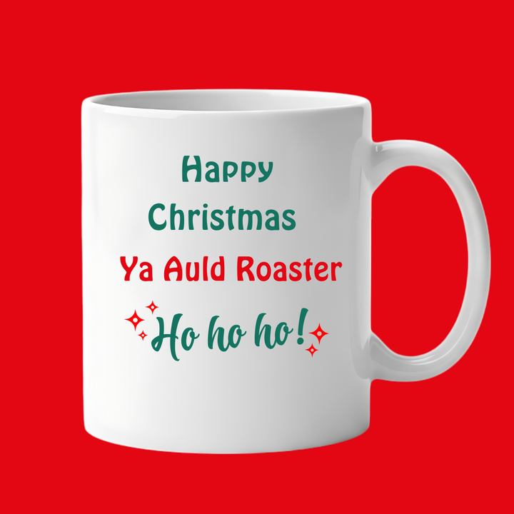 Clan Artisan Designed & Handprinted Christmas Ceramic Mugs 10oz