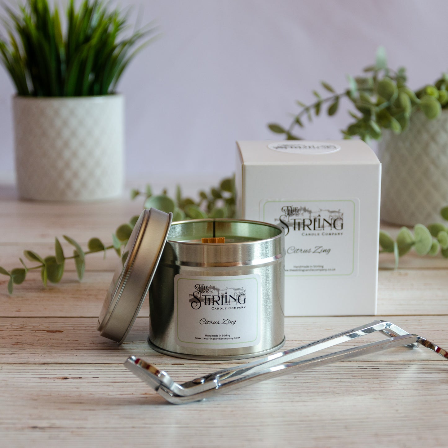 The Stirling Candle Company Medium Tin Candle
