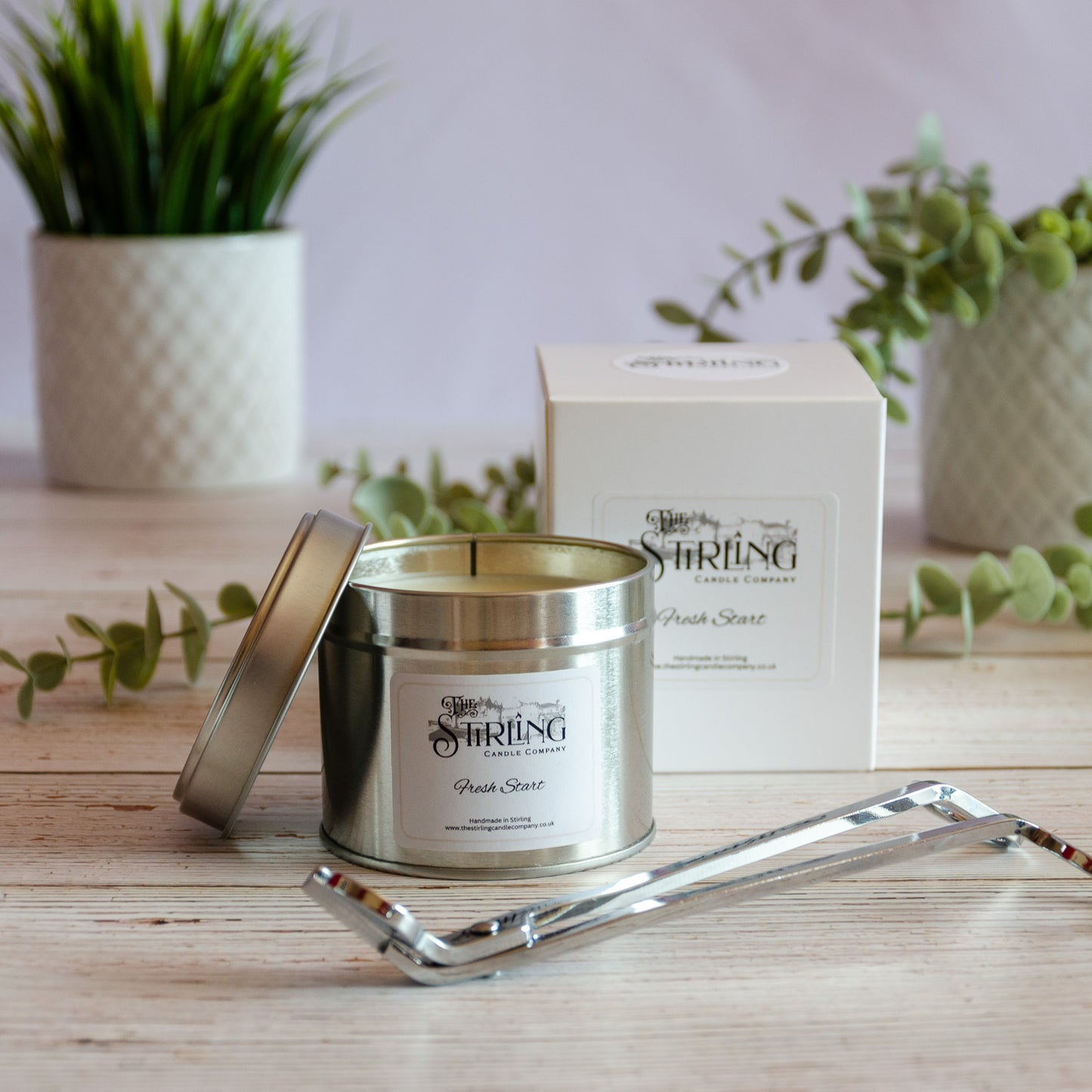 The Stirling Candle Company Medium Tin Candle