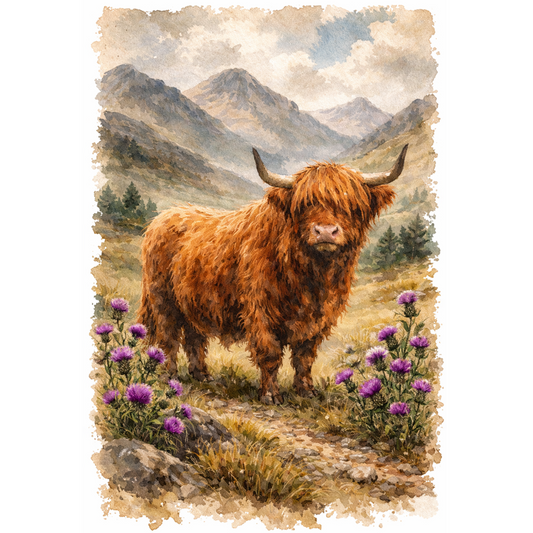 Clan Artisan Watercolour Tea Towels