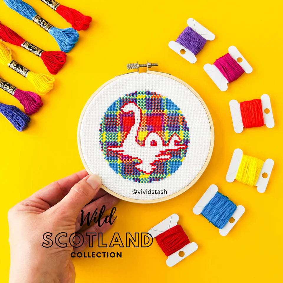 Vivid Stash Wild Scotland Cross Stitch Kit