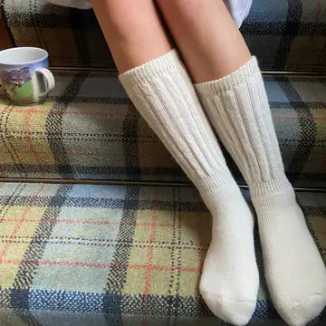 Samantha Holmes Rib Cushion Alpaca Socks