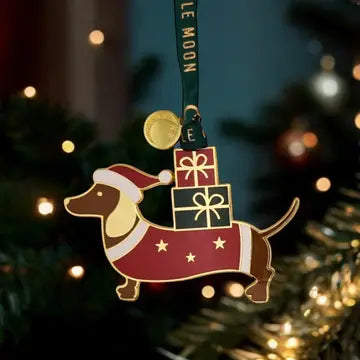 Maple Moon Gifts Christmas Tree Enamel Decorations