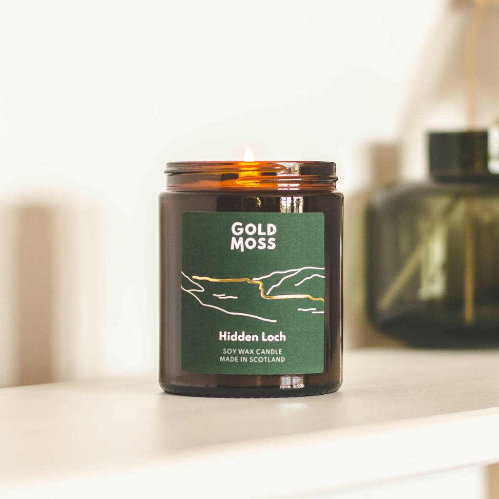 Gold Moss Soy Wax Candles