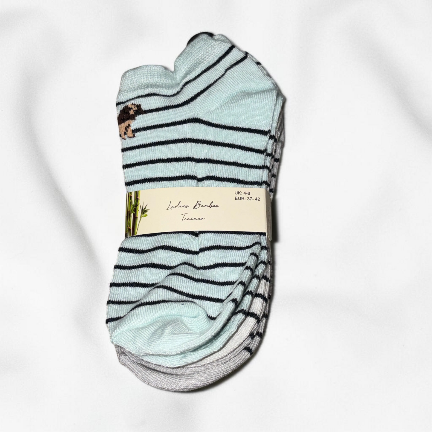 Feathers and Fluff Trainer Socks - 3 Pack