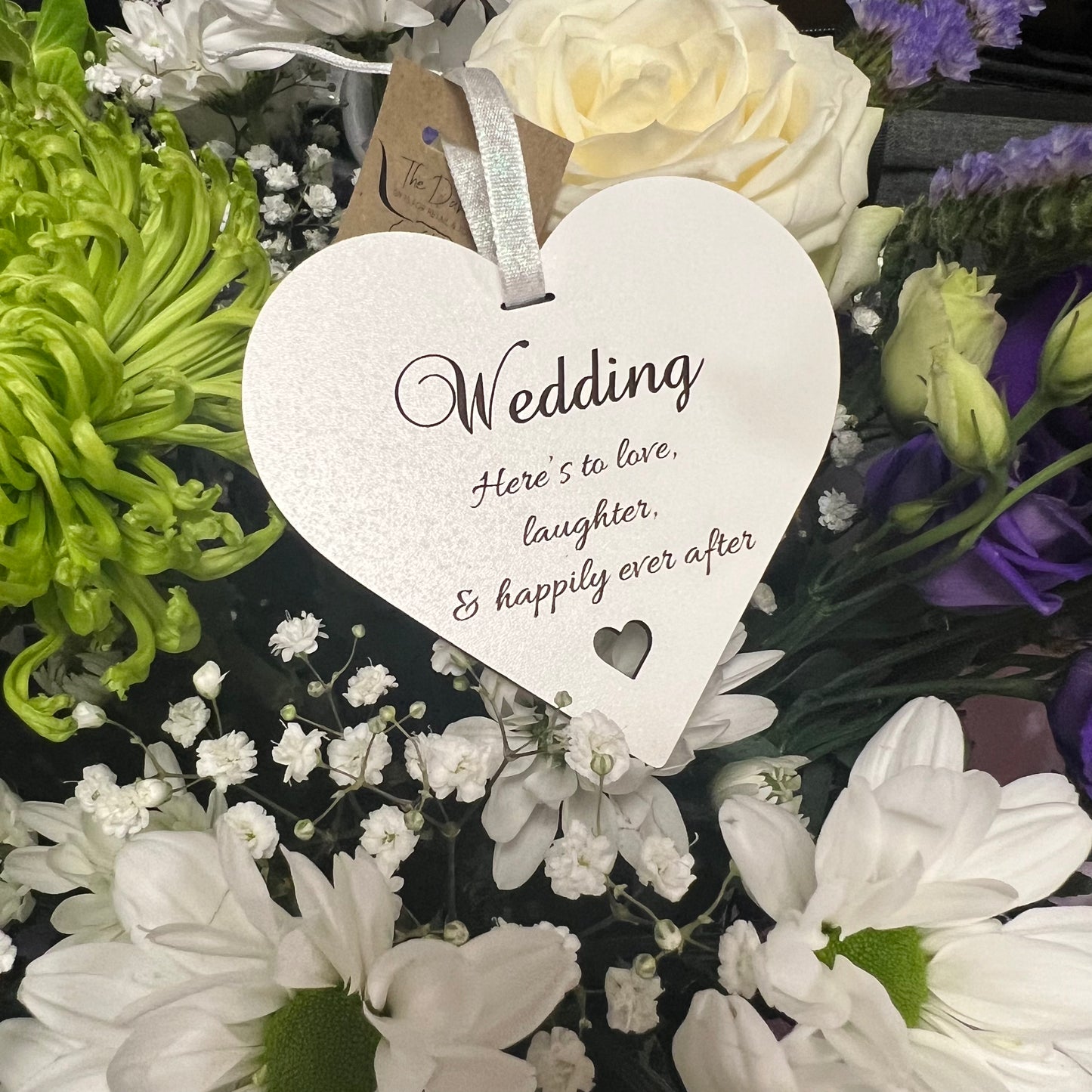 The Damside Hanging Love Heart Plaques