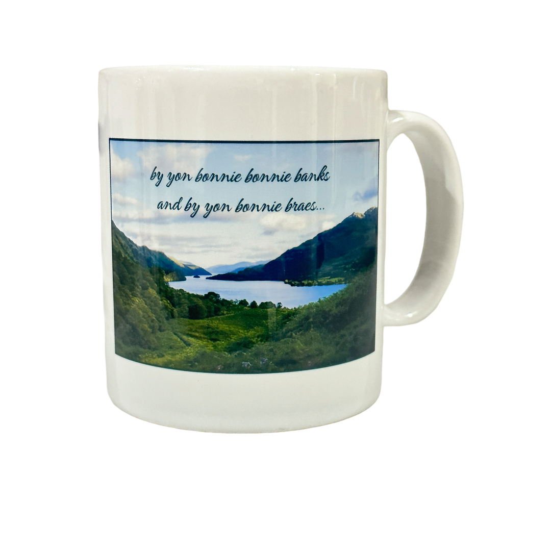 Clan Artisan Designed & Handprinted Scottish Themed Ceramic Mugs 10oz