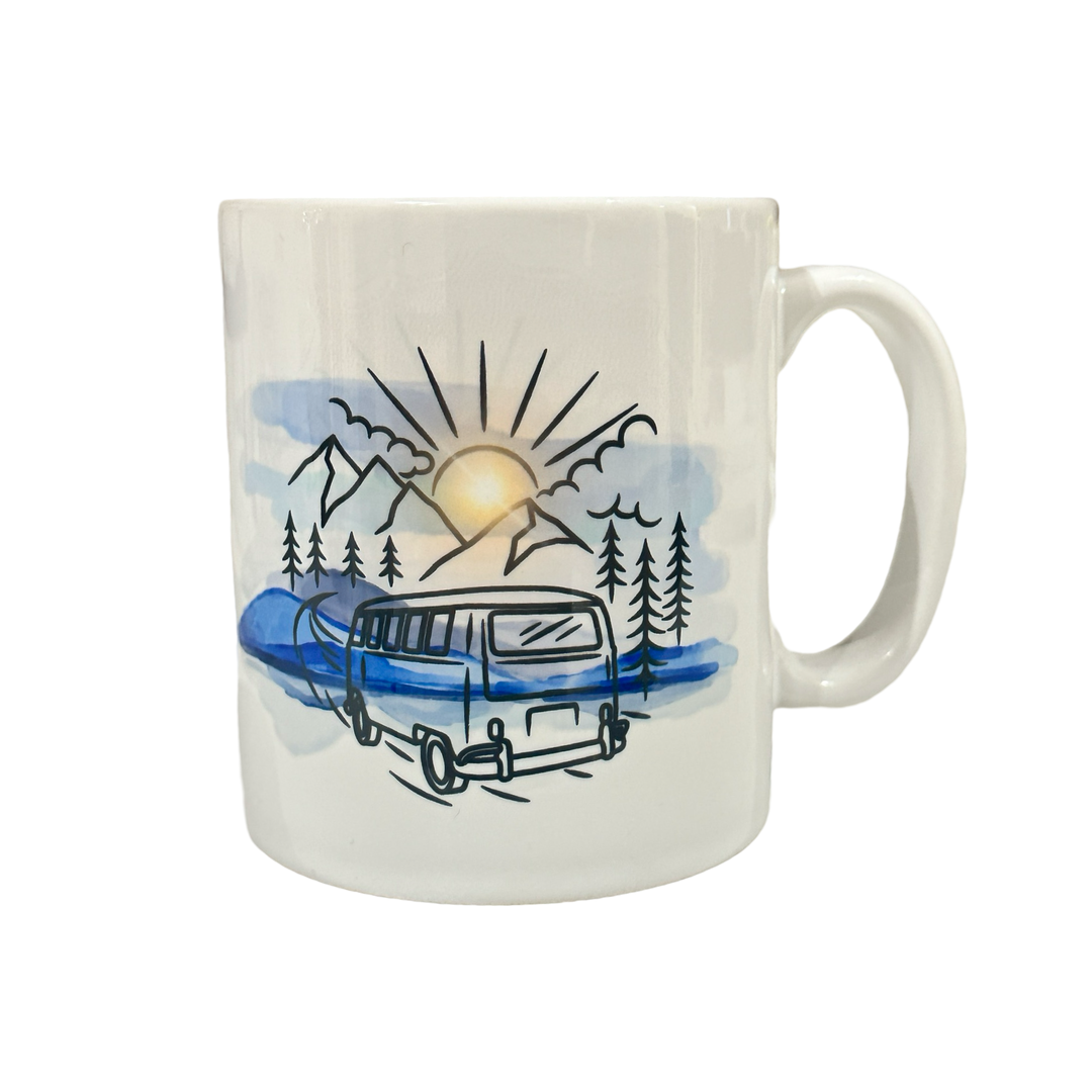 Clan Artisan Designed & Handprinted Ceramic Mugs 10oz