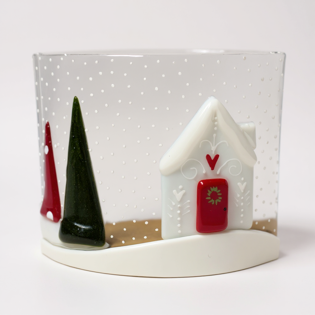 Dragonfly Dichroic Christmas Glass Collection 2025