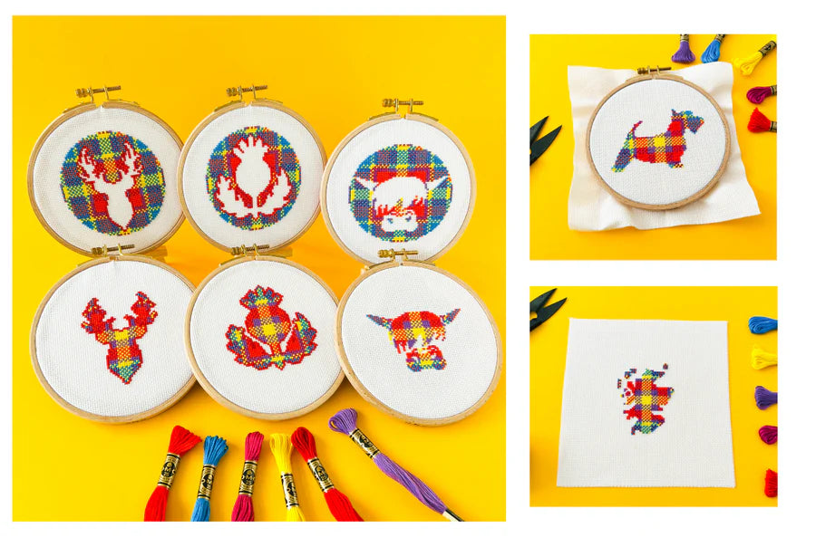 Vivid Stash Wild Scotland Cross Stitch Kit