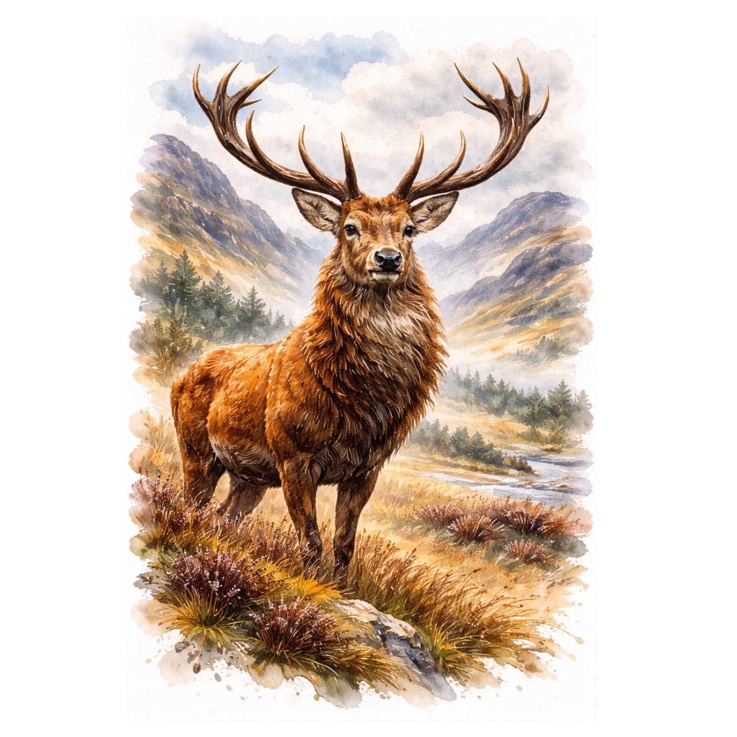 Clan Artisan Watercolour Tote Bags