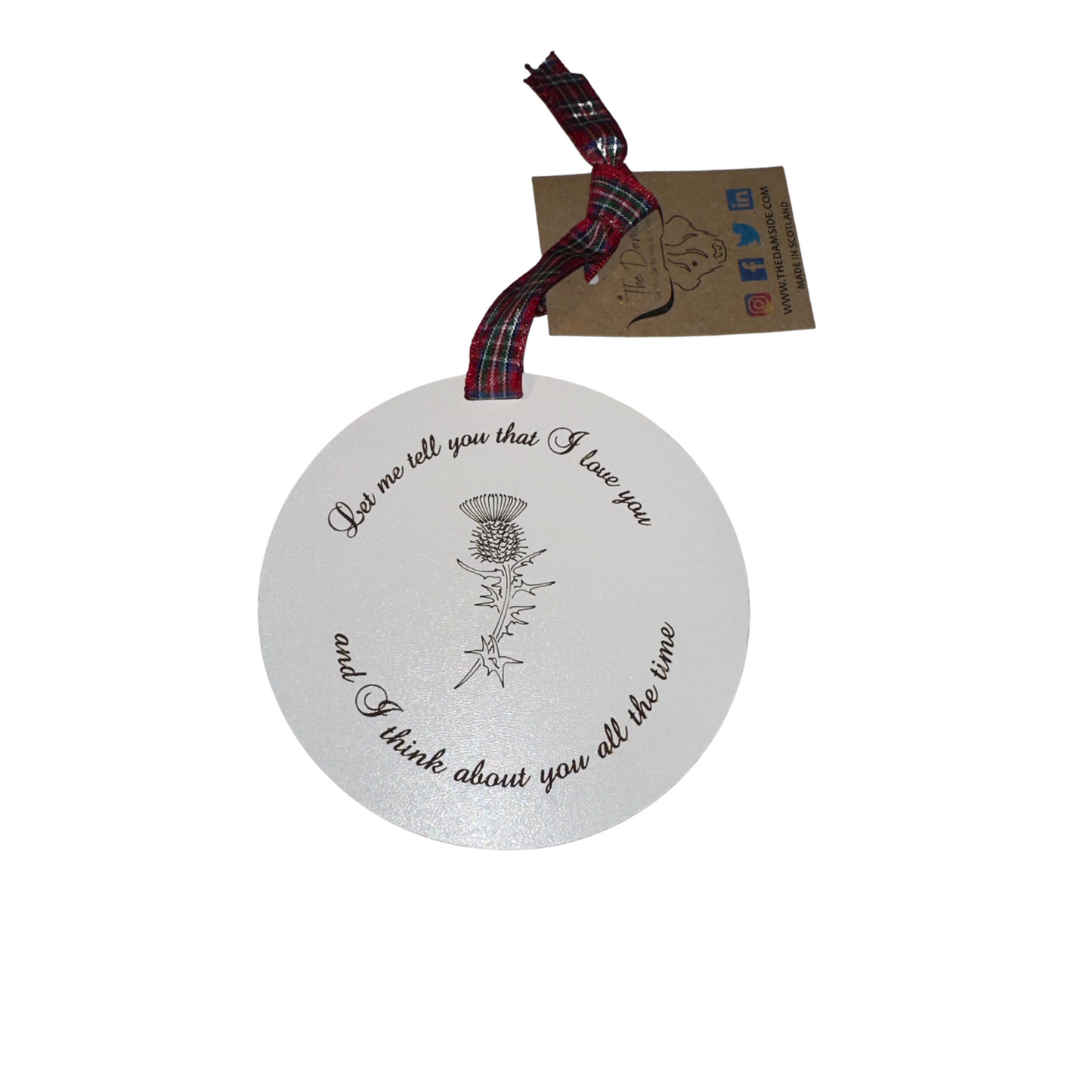 The Damside Wooden Hanging Decoration