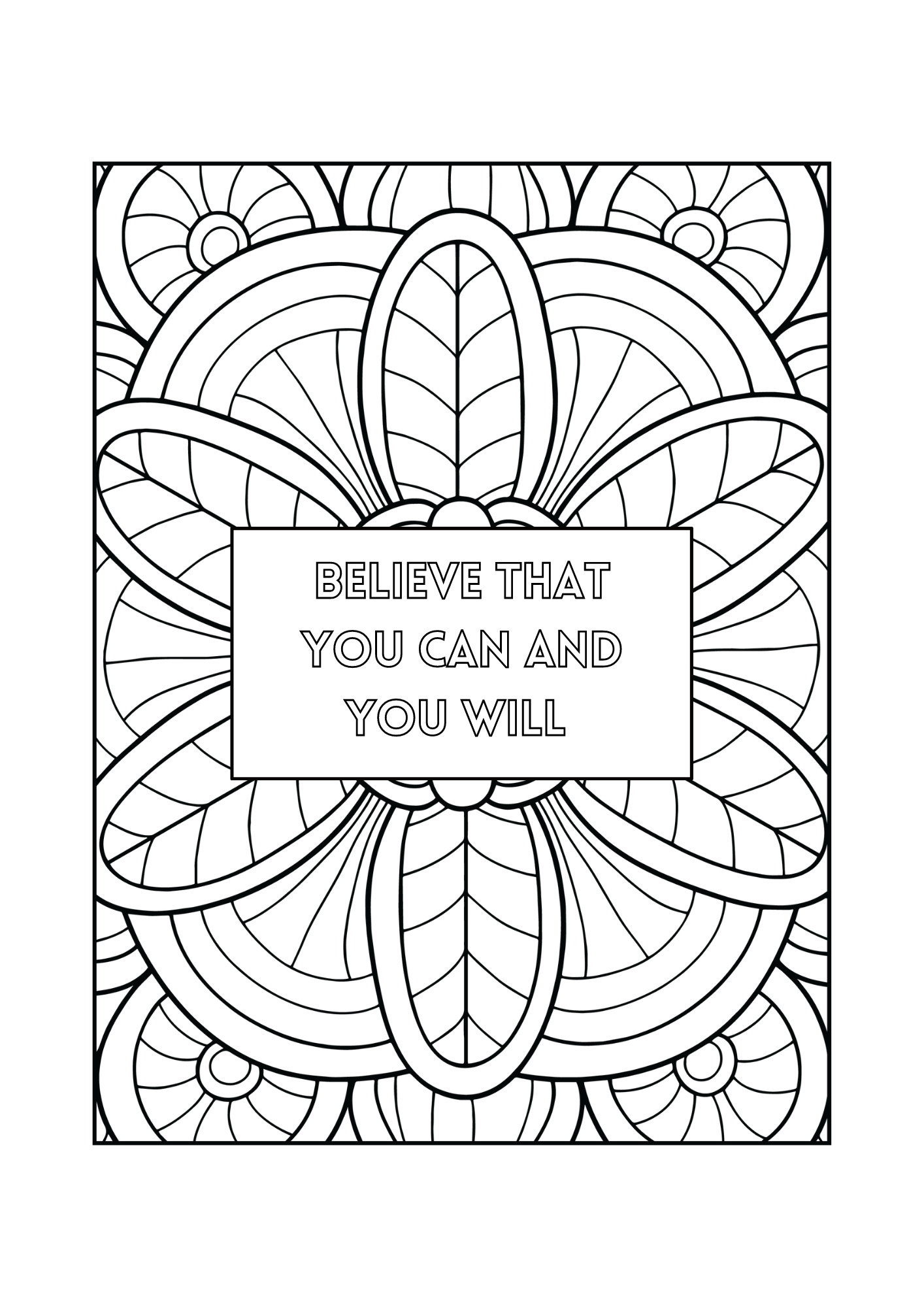Colour Some Inspiration Into Your Life Colouring Book