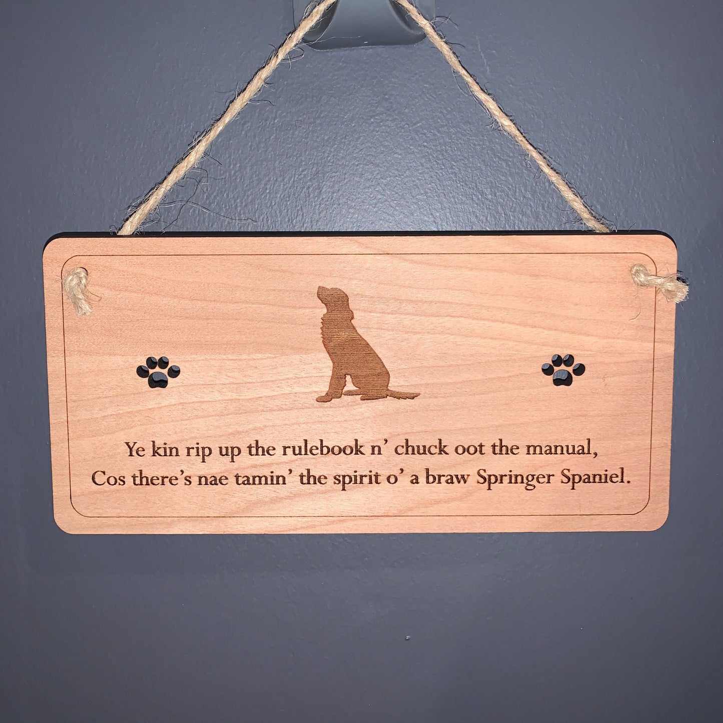 The Right Words Poetic Dog Plaques