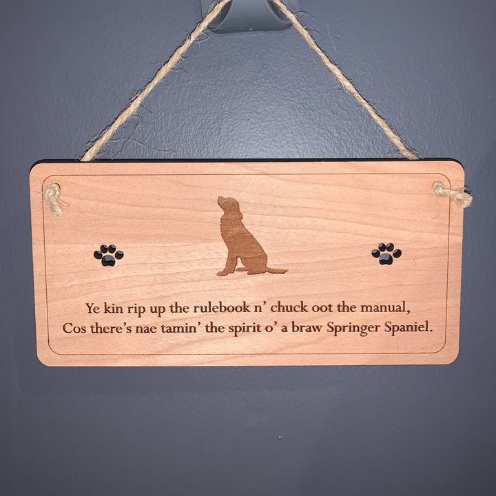 The Right Words Poetic Dog Plaques