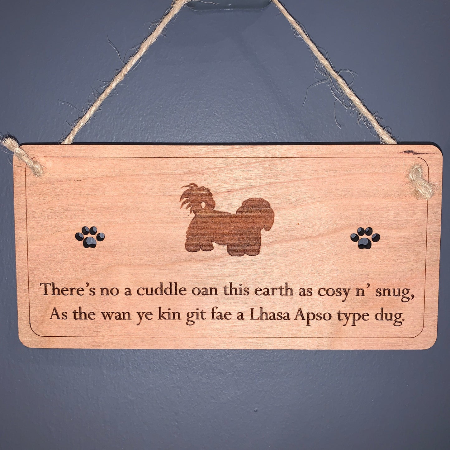 The Right Words Poetic Dog Plaques