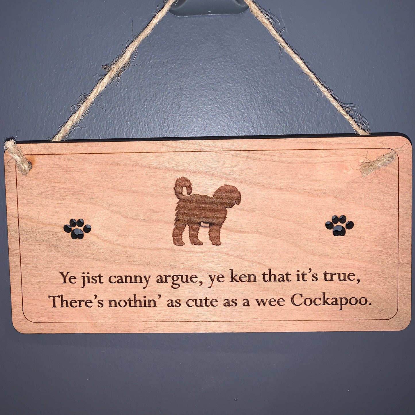 The Right Words Poetic Dog Plaques