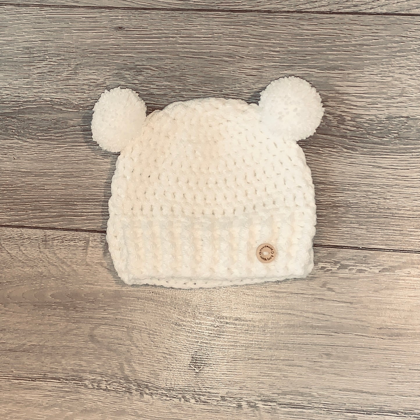 Buttons & Bows Baby Pom Pom Hats