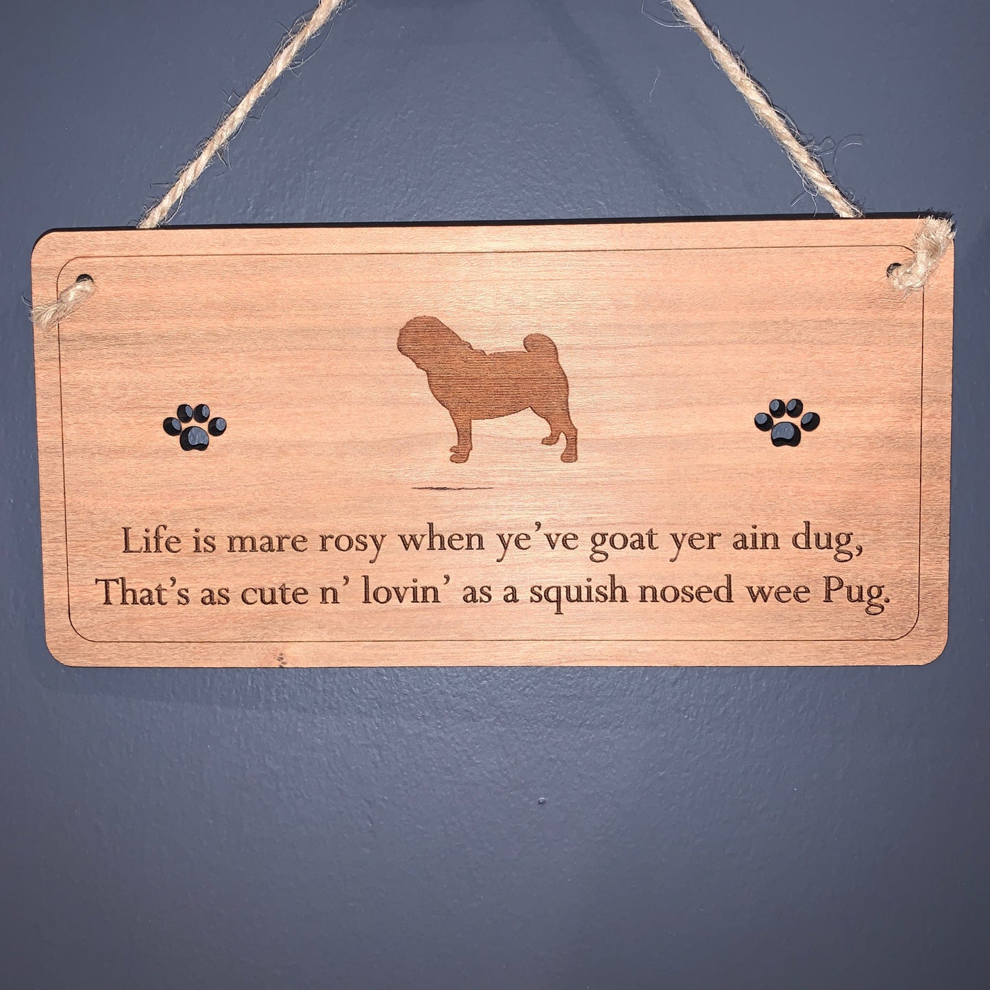 The Right Words Poetic Dog Plaques