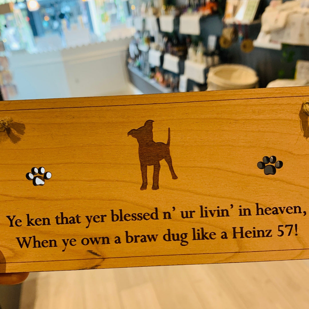 The Right Words Poetic Dog Plaques