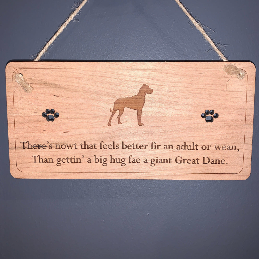 The Right Words Poetic Dog Plaques