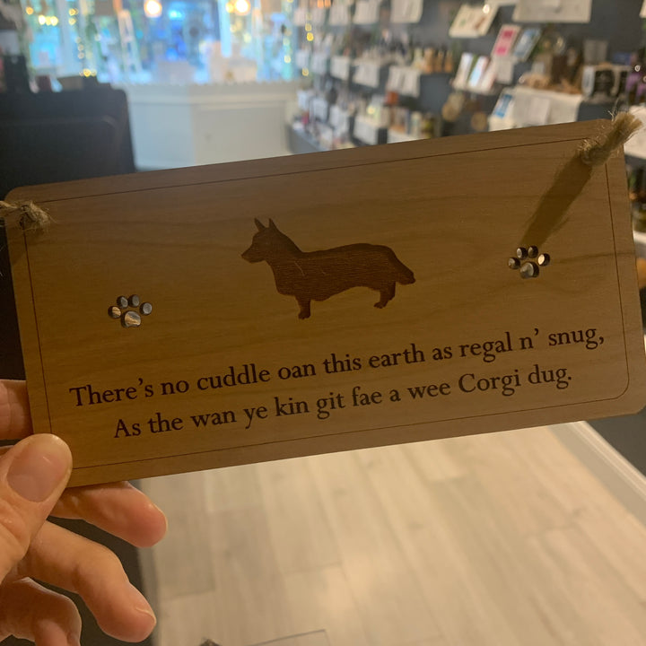 The Right Words Poetic Dog Plaques