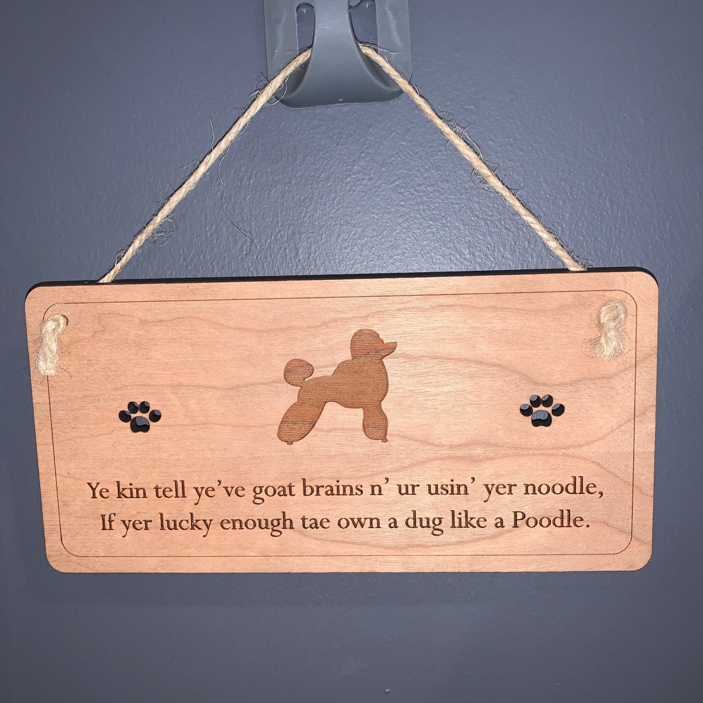 The Right Words Poetic Dog Plaques