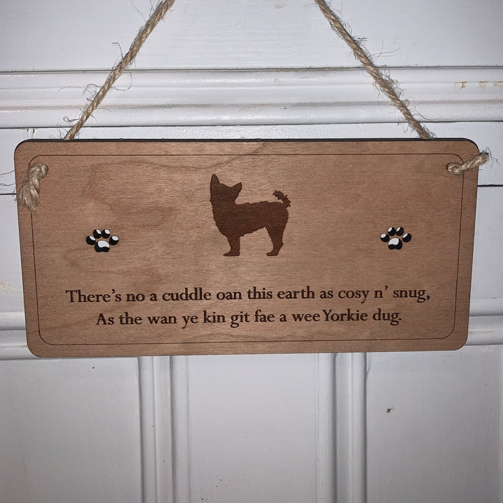 The Right Words Poetic Dog Plaques