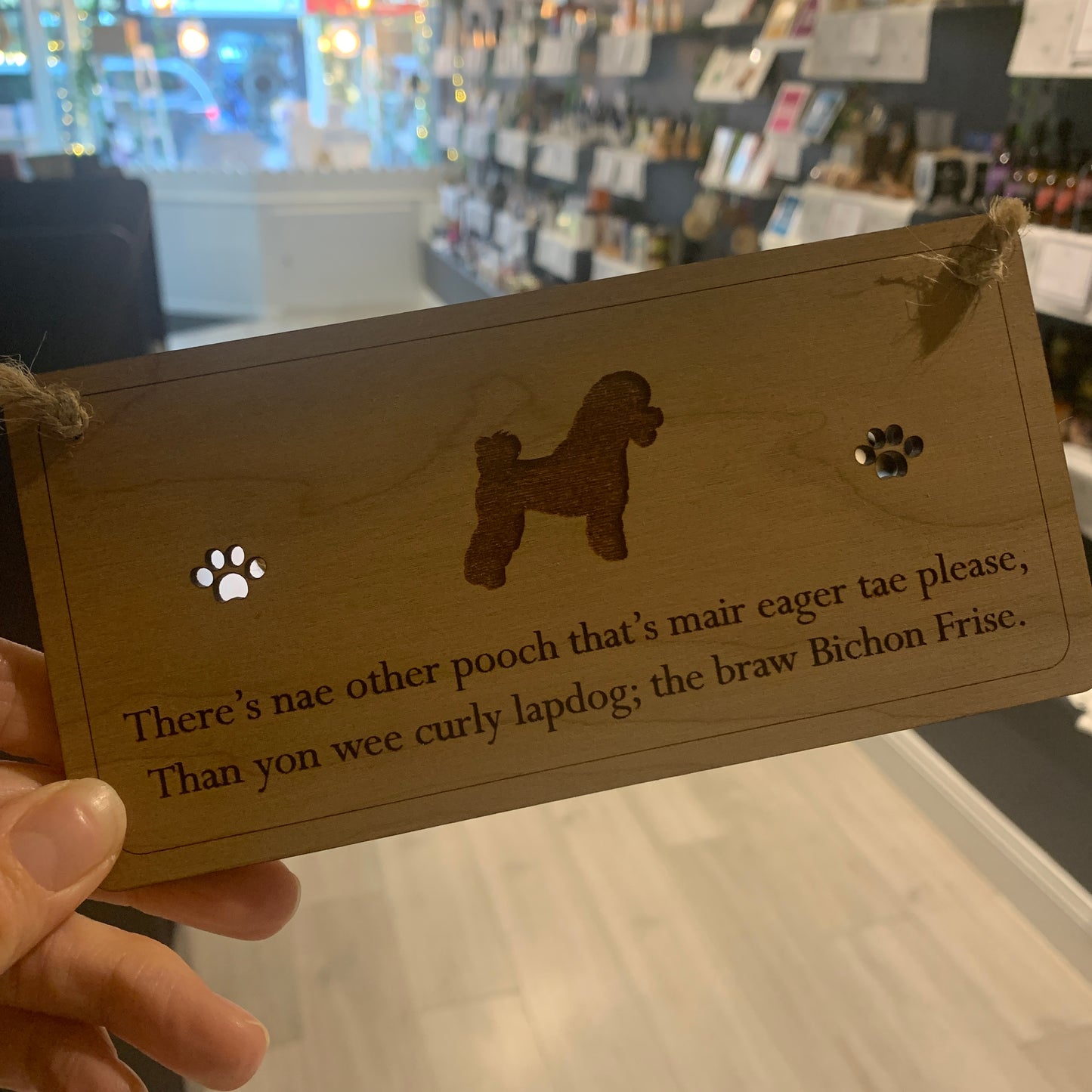 The Right Words Poetic Dog Plaques
